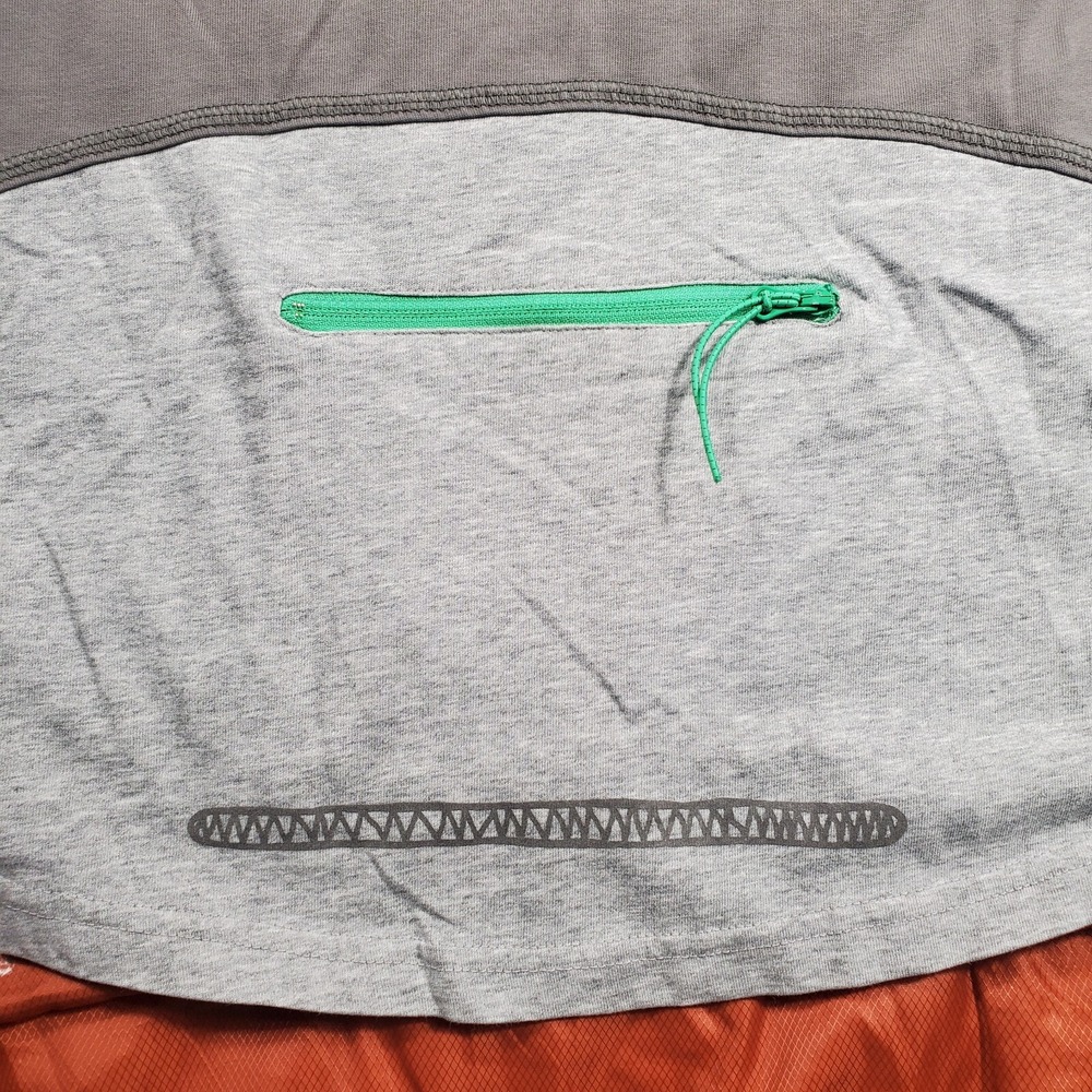 2013 Nike Long‎ Sleeve T shirt Grey Embroidered Swoosh Men's Large - Picture 16 of 16